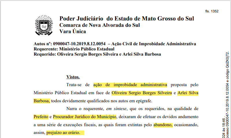 Ex-prefeito, ex-procuradores chegam ao fórum de Nova Alvorada do Sul, para audiência do suposto prejuízo de 16 milhões aos cofres públicos