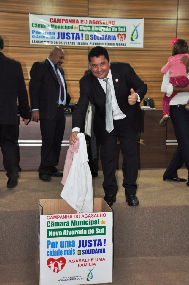 Campanha do agasalho foi lançada pela Câmara Municipal de Nova Alvorada do Sul