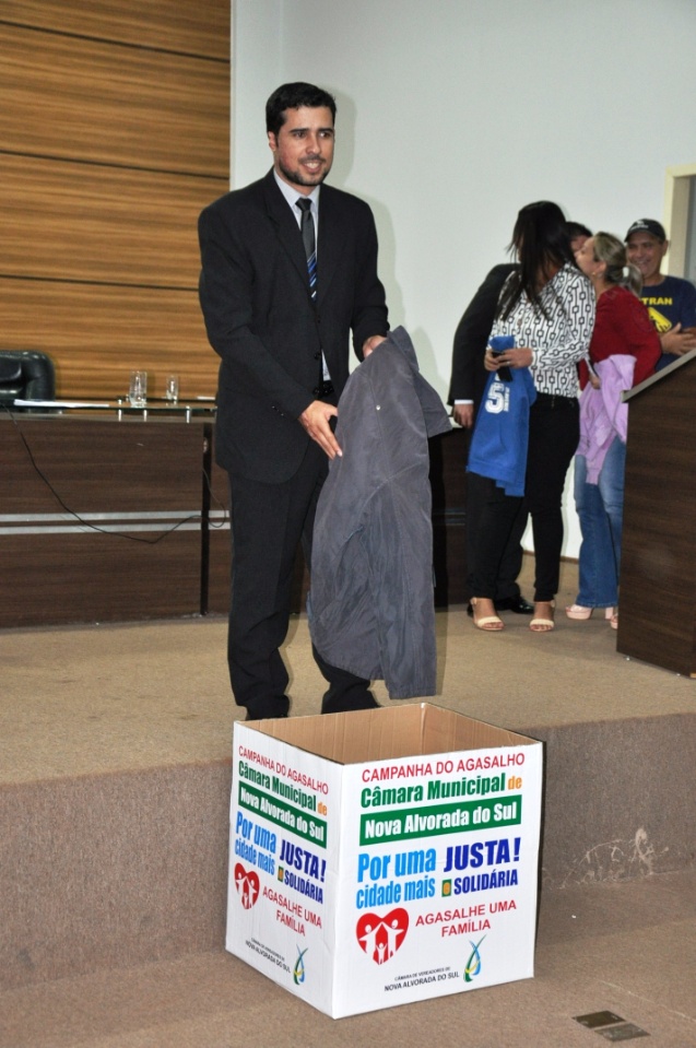 Campanha do agasalho foi lançada pela Câmara Municipal de Nova Alvorada do Sul