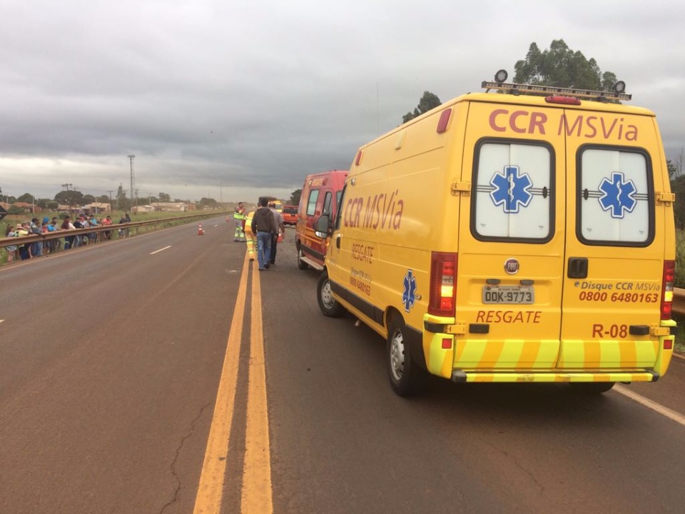 Acidente com vitima falta na BR 163 em Nova Alvorada do Sul Acidente com vitima falta na BR 163 em Nova Alvorada do Sul