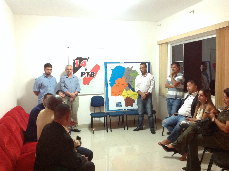 Nelsinho Trad recebeu o presidente nacional do PTB AFRO em Campo Grande