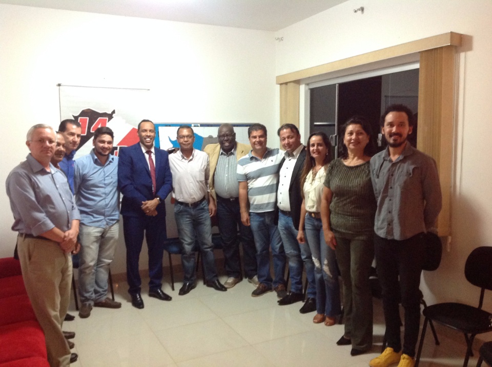 Nelsinho Trad recebeu o presidente nacional do PTB AFRO em Campo Grande