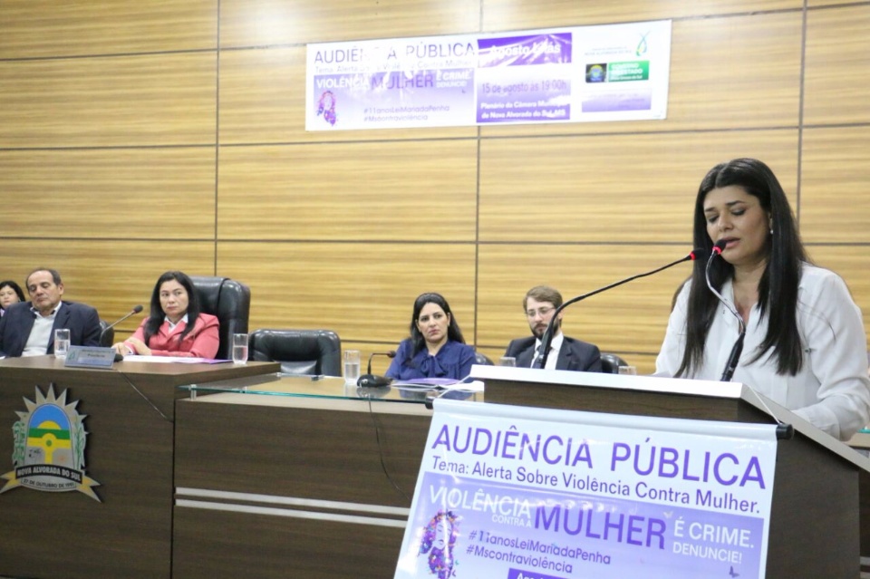 Audiência Pública sobre Violência conta a Mulher é realizada em Nova Alvorada do Sul