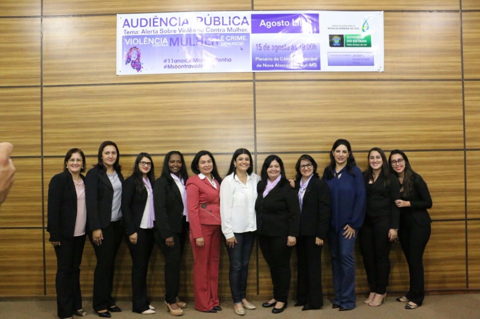 Audiência Pública sobre Violência conta a Mulher é realizada em Nova Alvorada do Sul