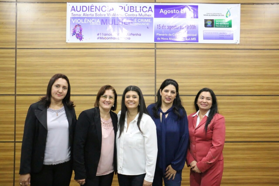 Audiência Pública sobre Violência conta a Mulher é realizada em Nova Alvorada do Sul