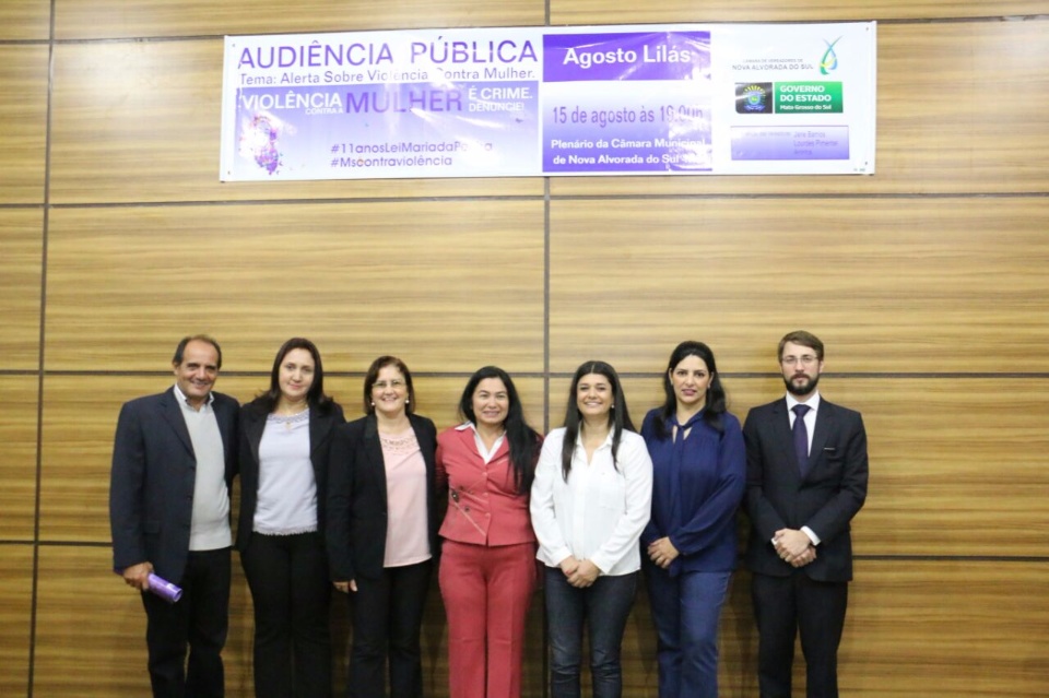 Audiência Pública sobre Violência conta a Mulher é realizada em Nova Alvorada do Sul