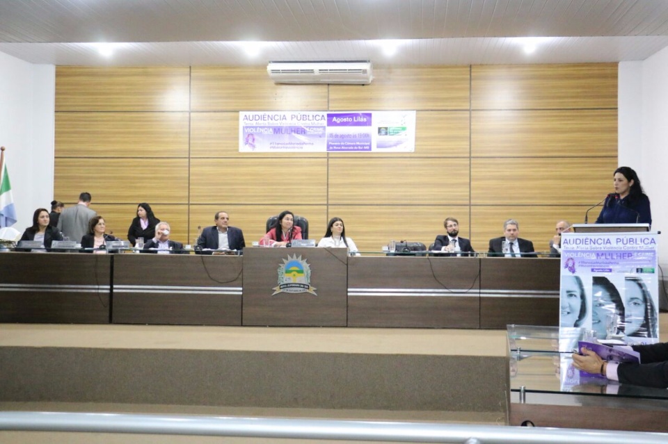 Audiência Pública sobre Violência conta a Mulher é realizada em Nova Alvorada do Sul
