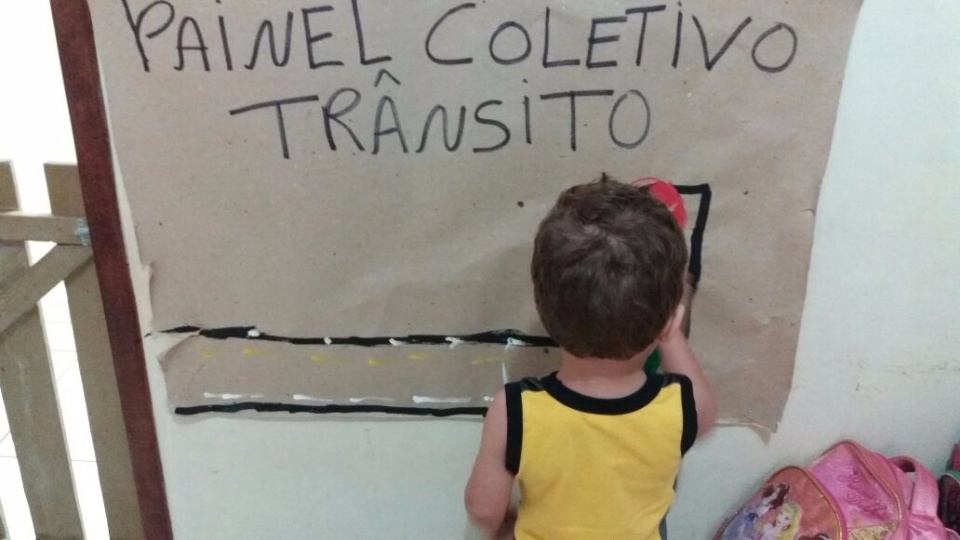 CEMEI Izaura Flávio Marques e extensões realizaram ações na semana nacional do trânsito