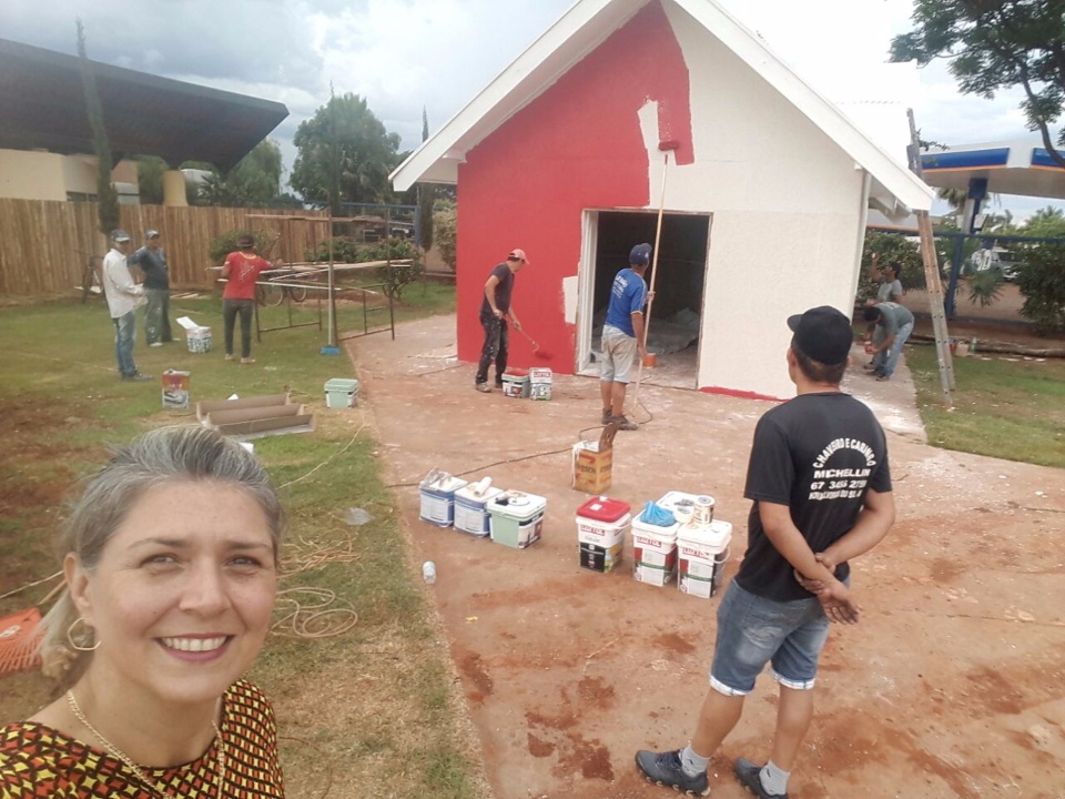 Prefeitura de Nova Alvorada do Sul restaura Casa do Pai Noel