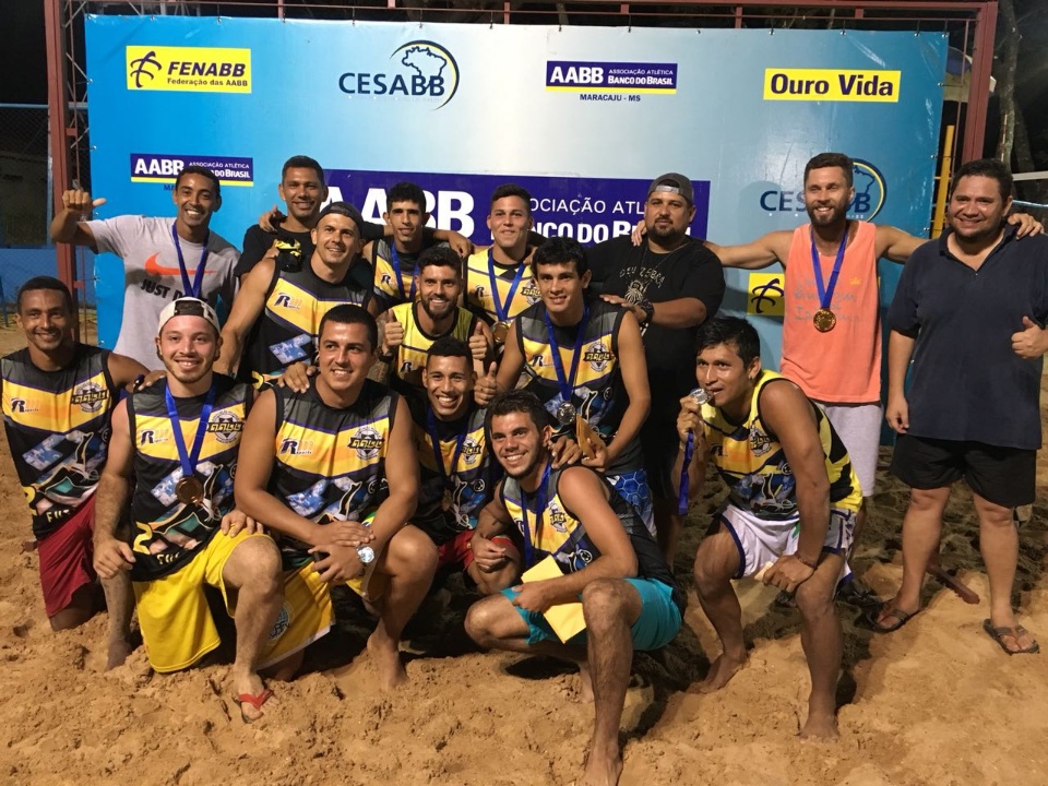 Atletas da AFUNAS sagra se campeões em 2 categorias na 2ª etapa estadual de futevôlei em Maracaju-MS