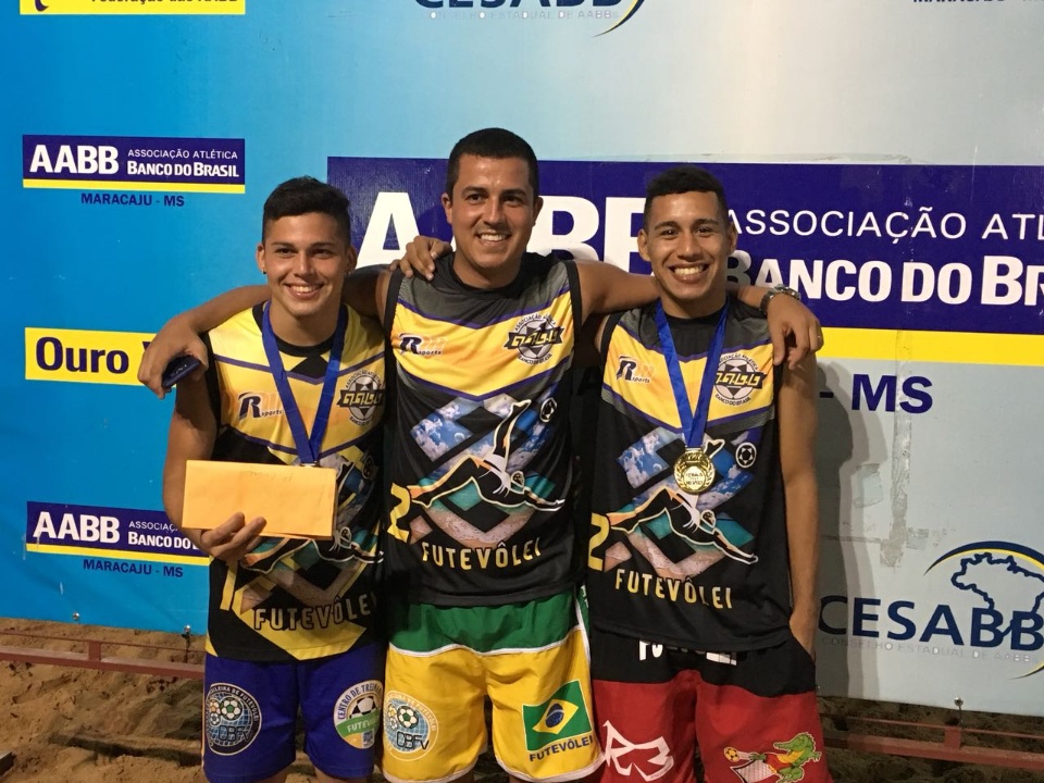 Atletas da AFUNAS sagra se campeões em 2 categorias na 2ª etapa estadual de futevôlei em Maracaju-MS