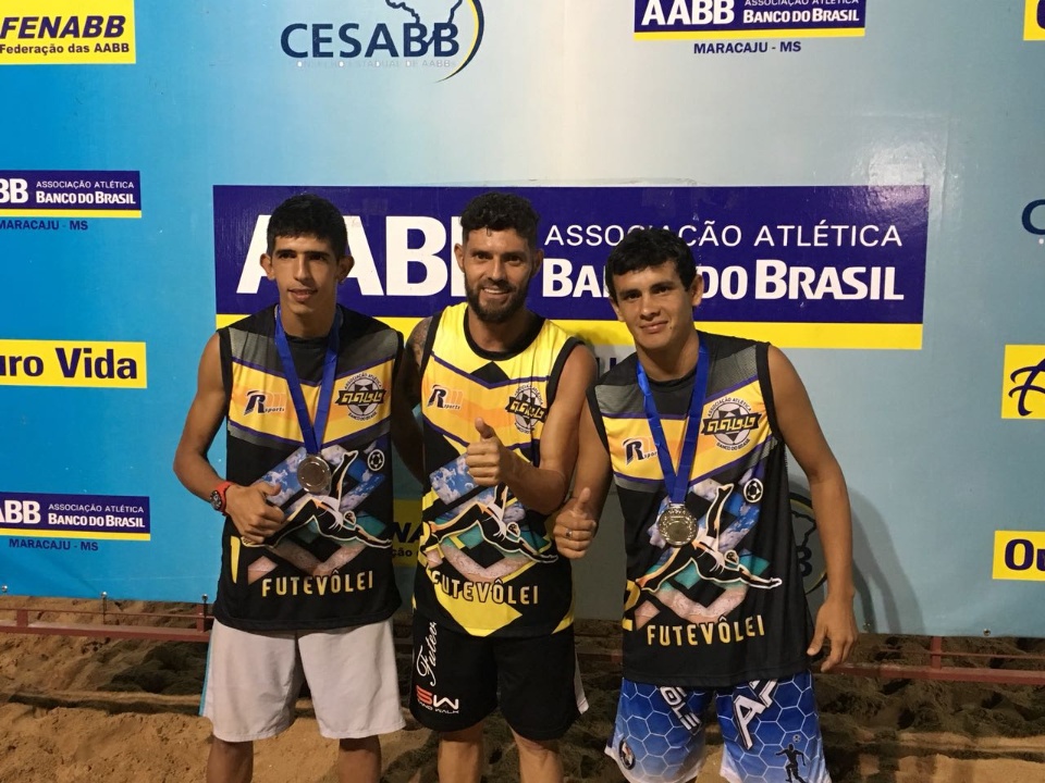 Atletas da AFUNAS sagra se campeões em 2 categorias na 2ª etapa estadual de futevôlei em Maracaju-MS