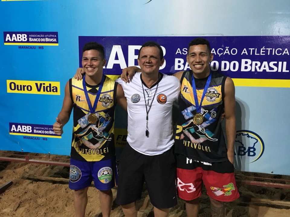 Atletas da AFUNAS sagra se campeões em 2 categorias na 2ª etapa estadual de futevôlei em Maracaju-MS