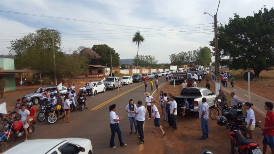 Em Rio Verde população vai as ruas contra implantação de aterro sanitário coletivo