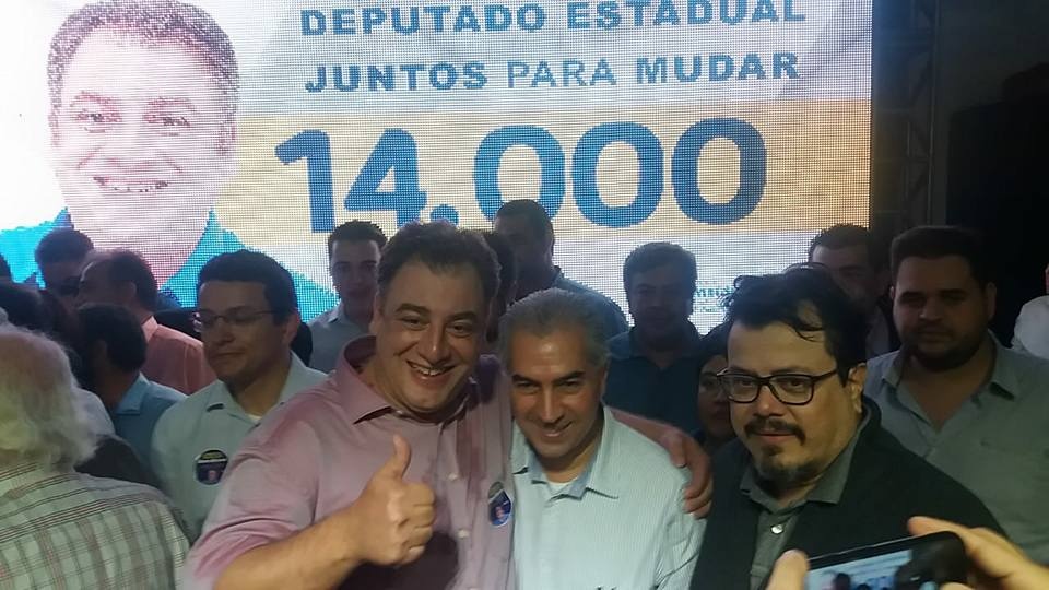 Lançamento da campanha do candidato Neno Razuk superlota Club Ubiratan em Dourados