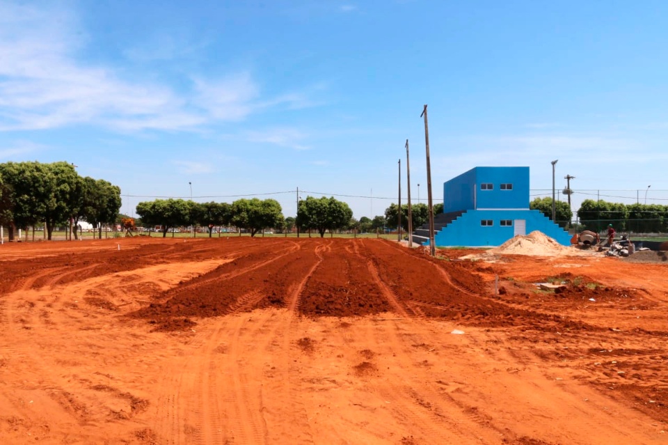 Obras na área de Lazer e Esporte ganham espaço em Chapadão do Sul Obras na área de Lazer e Esporte ganham espaço em Chapadão do Sul