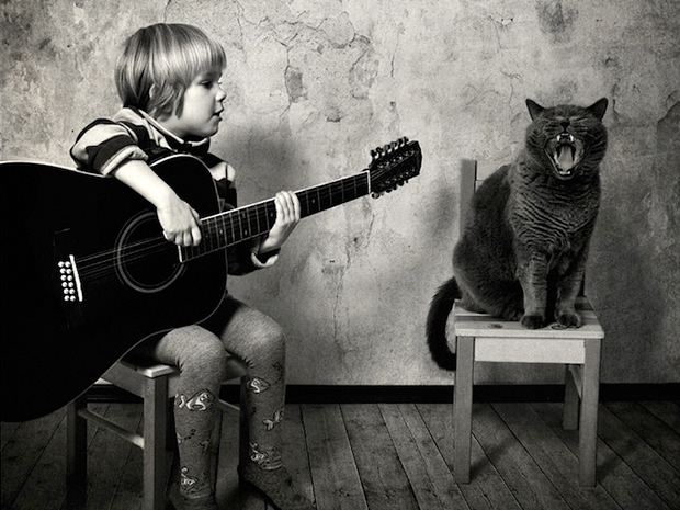 Galeria de fotos: O amor entre uma menina e seu gato