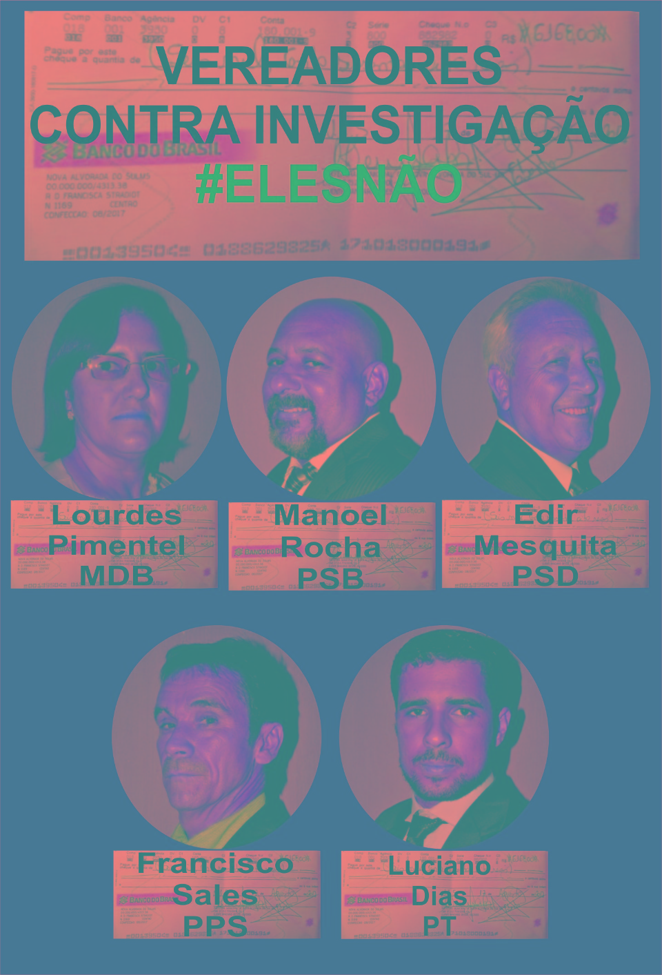 Câmara abre investigação sobre cheque suspeito emitido pela prefeitura