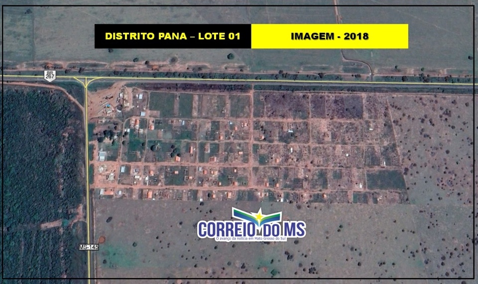 Relatório de imagens via satélite comprovam a omissão da Câmara Municipal, Prefeitura de Nova Alvorada do Sul e do INCRA