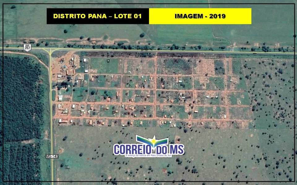 Relatório de imagens via satélite comprovam a omissão da Câmara Municipal, Prefeitura de Nova Alvorada do Sul e do INCRA