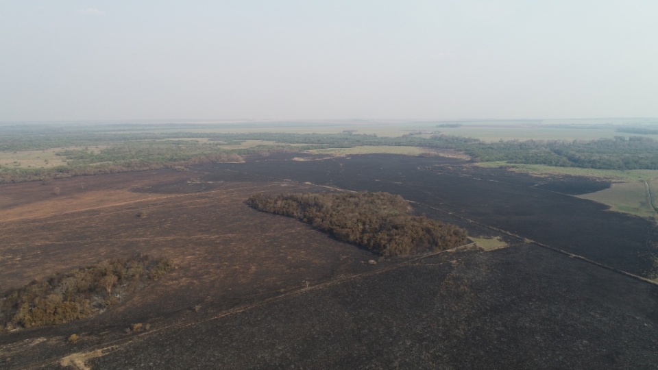 Polícia Militar Ambiental autua usina Atvos em R$ 496 mil por incêndio em lavoura de cana, pastagem e área protegida de reserva