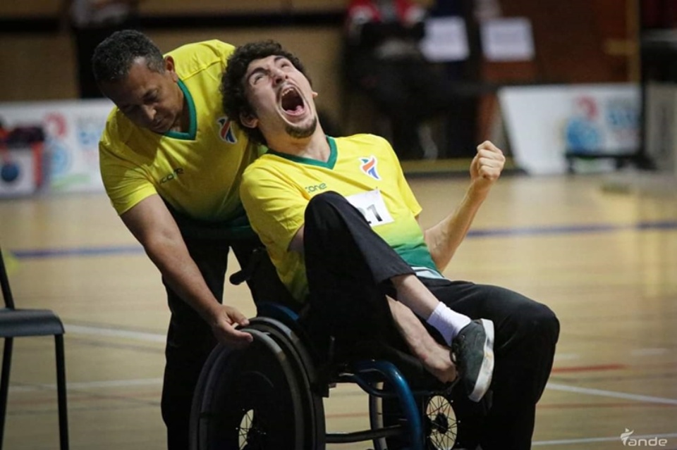 Três-lagoense ajuda o Brasil a levar o bronze no Open Mundial de bocha paralímpica