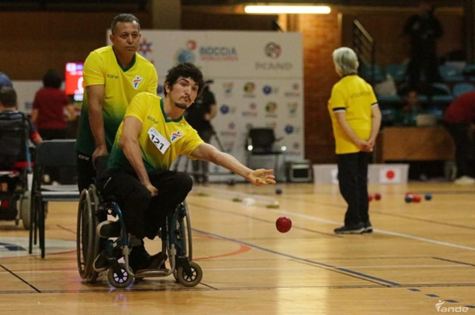 Três-lagoense ajuda o Brasil a levar o bronze no Open Mundial de bocha paralímpica