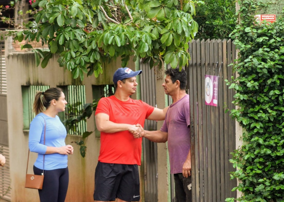 Otávio Trad visita bairros da Capital para ouvir reivindicações do campo-grandense e melhorar qualidade de vida da população