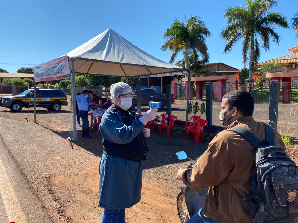 Prefeitura de Rio Brilhante coloca Barreira Sanitária nas entradas da cidade