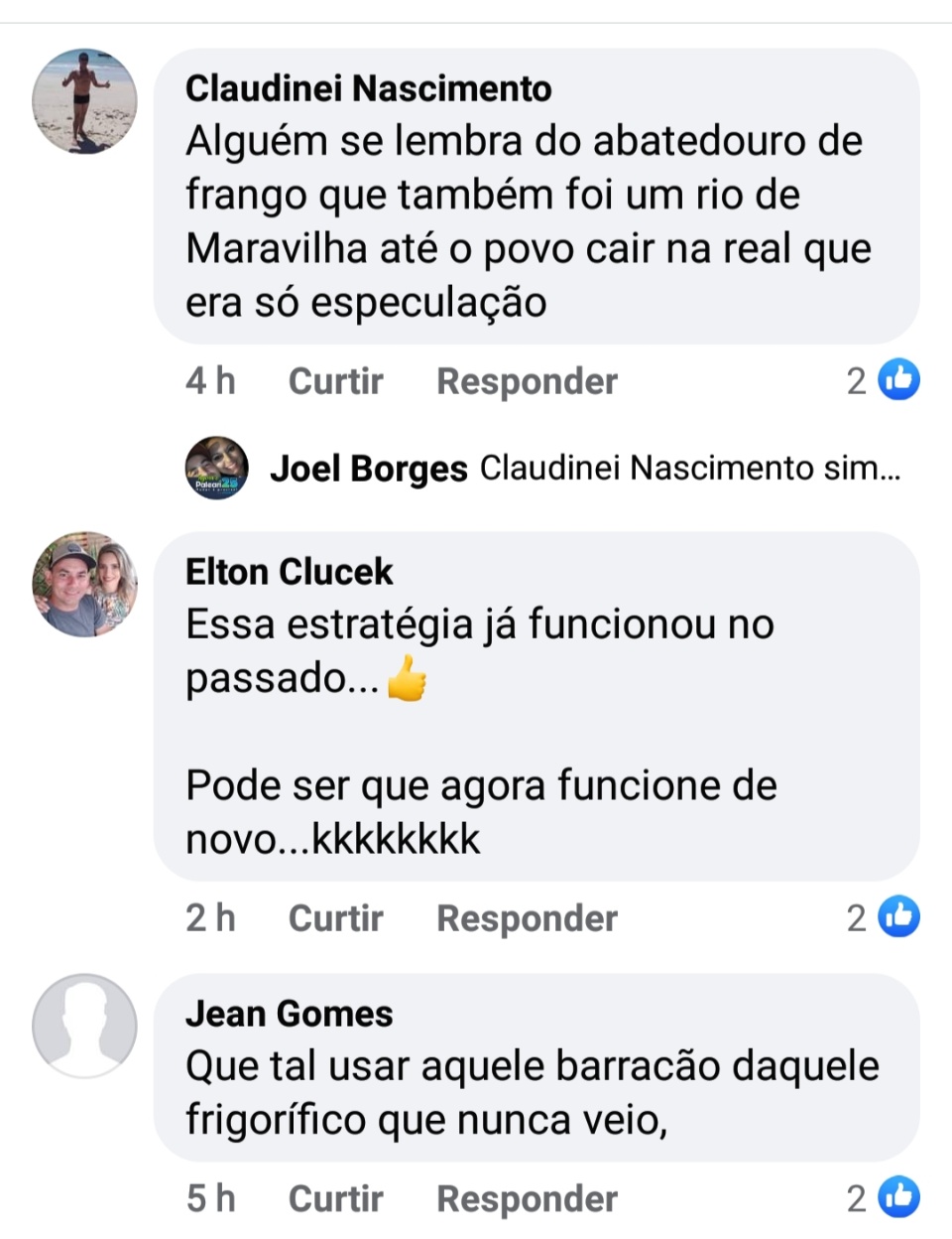 População suspeita de “jogada política” visita de empresários para implantação de frigorifico População suspeita de “jogada política” visita de empresários para implantação de frigorifico