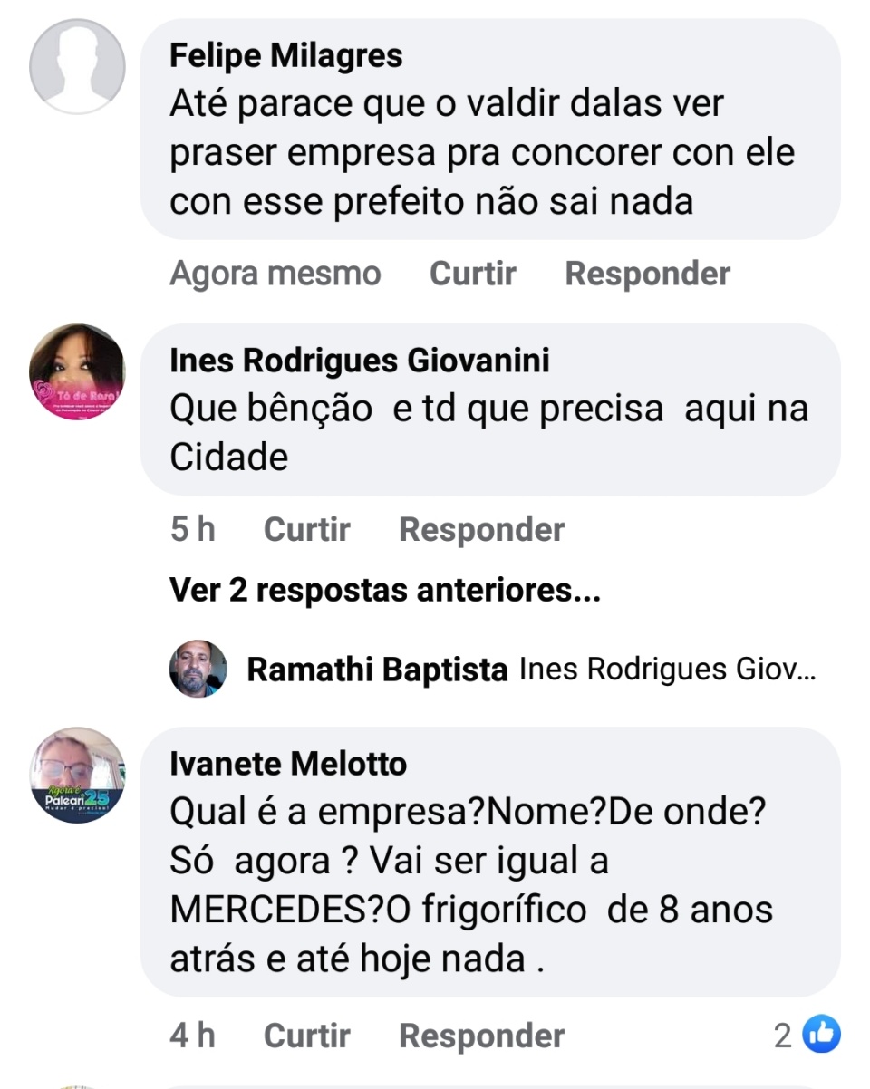 População suspeita de “jogada política” visita de empresários para implantação de frigorifico População suspeita de “jogada política” visita de empresários para implantação de frigorifico