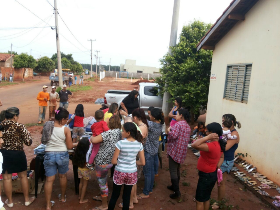 Vereadora Rosana realiza mais uma etapa do projeto Abraço Solidario