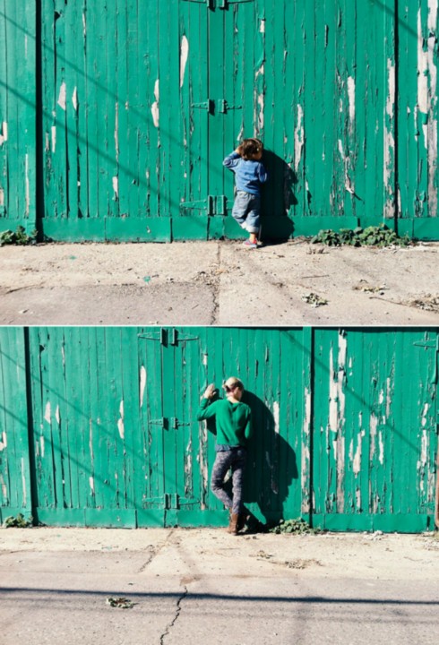Criança de 2 anos faz série fotográfica com a sua babá