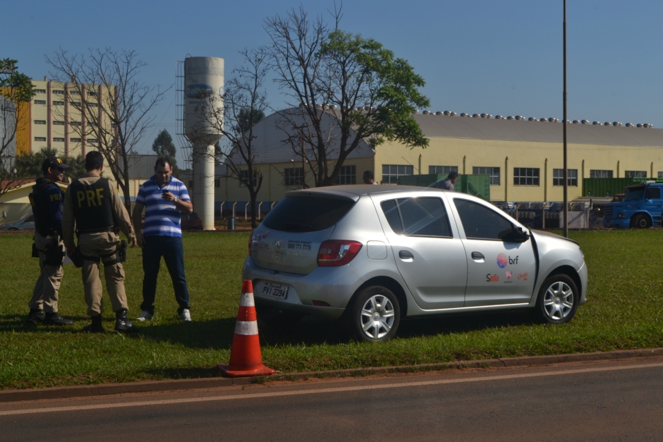 Acidente na BR 163 em Nova Alvorada do Sul