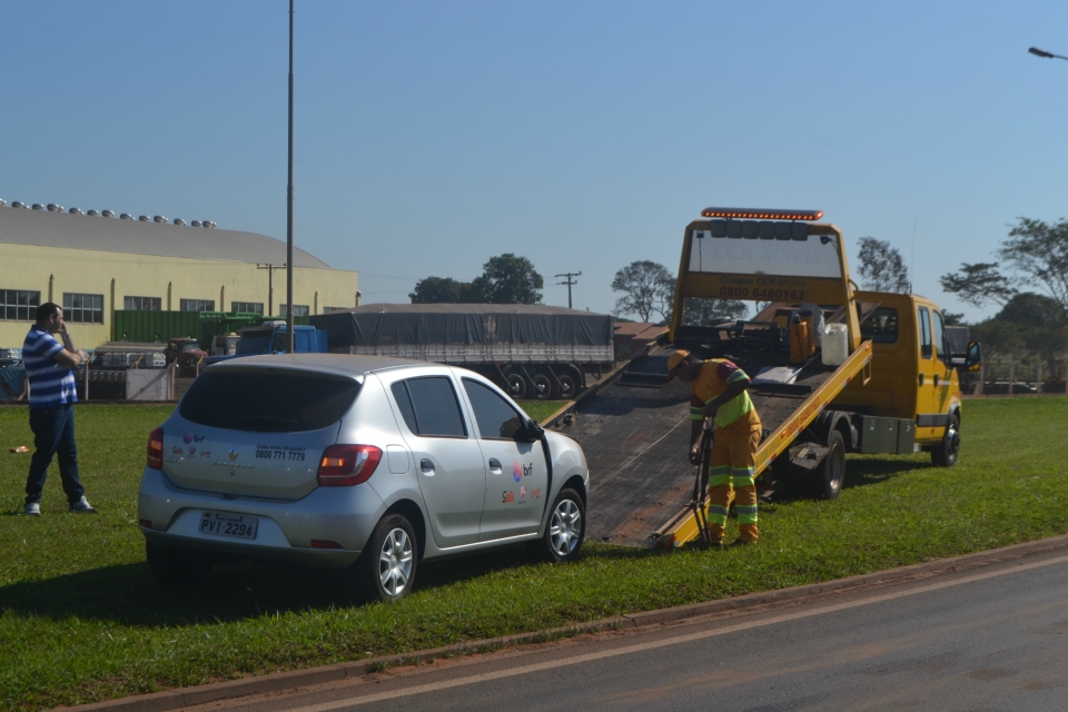 Acidente na BR 163 em Nova Alvorada do Sul