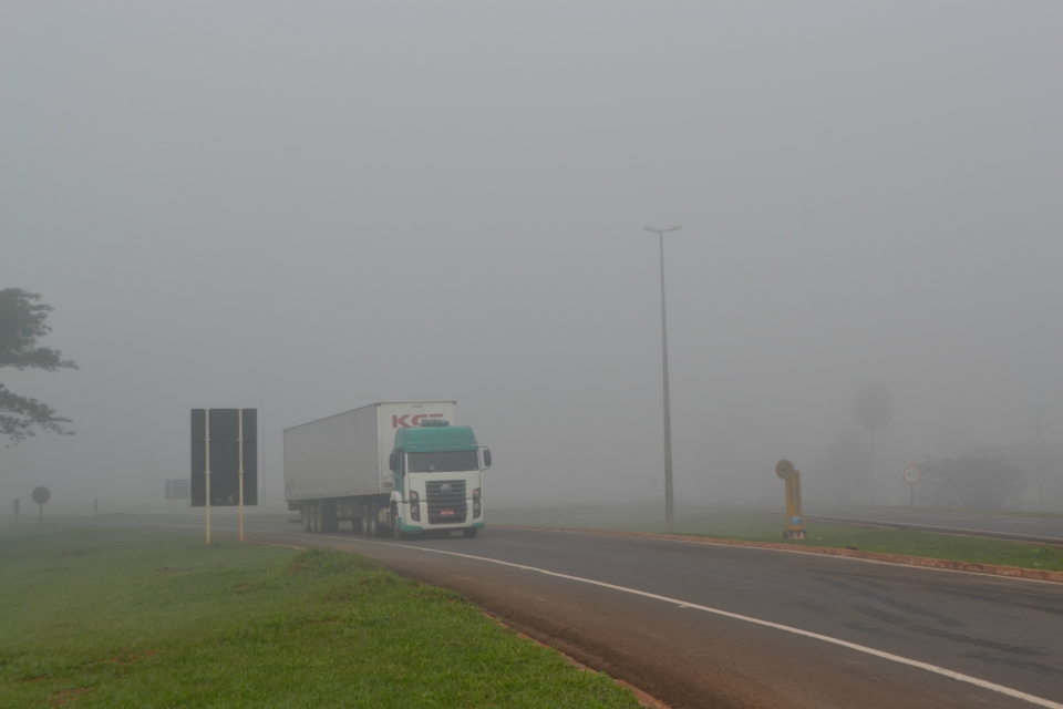 Nova Alvorada do Sul amanheceu com forte neblina Nova Alvorada do Sul amanheceu com forte neblina