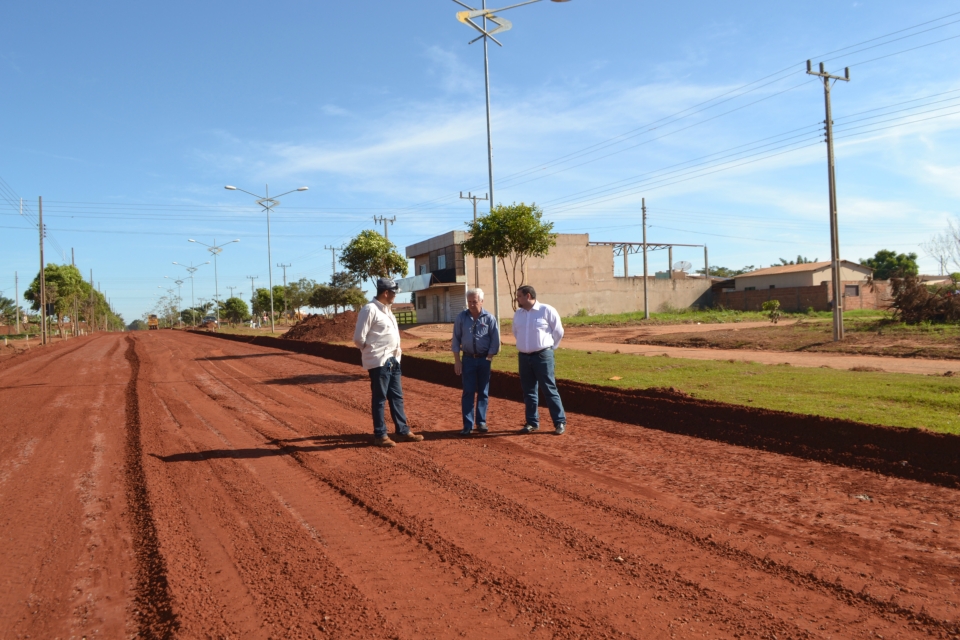 Vereador Mesquita fiscaliza obra de Pavimentação Asfaltica
