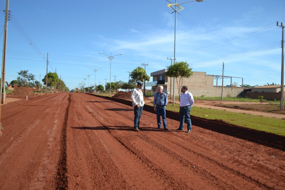 Vereador Mesquita fiscaliza obra de Pavimentação Asfaltica