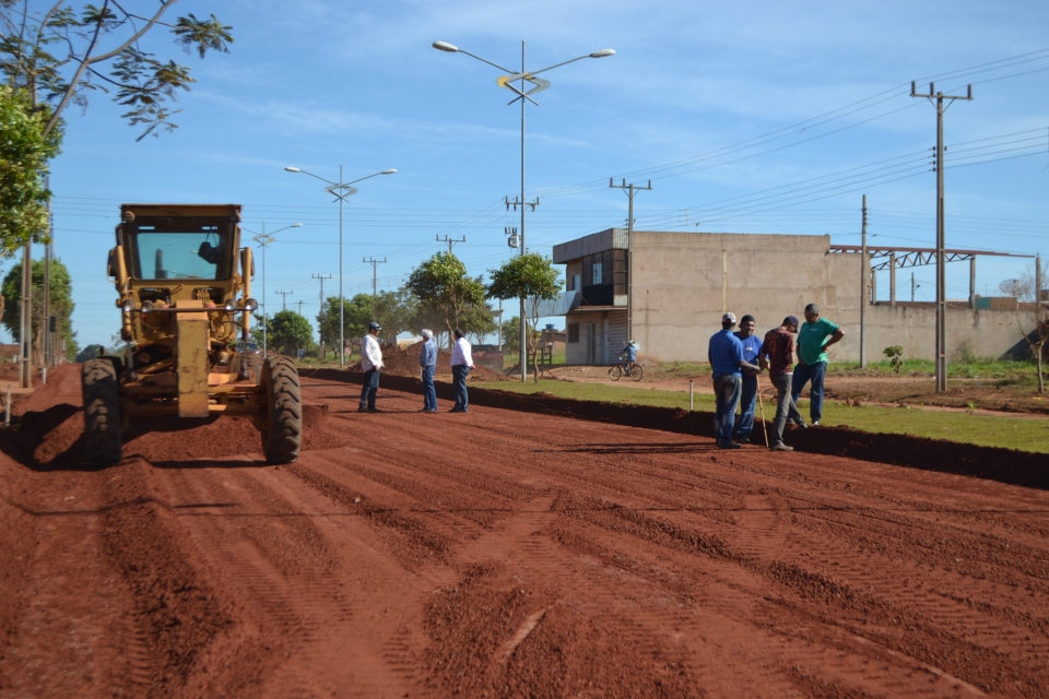 Vereador Mesquita fiscaliza obra de Pavimentação Asfaltica