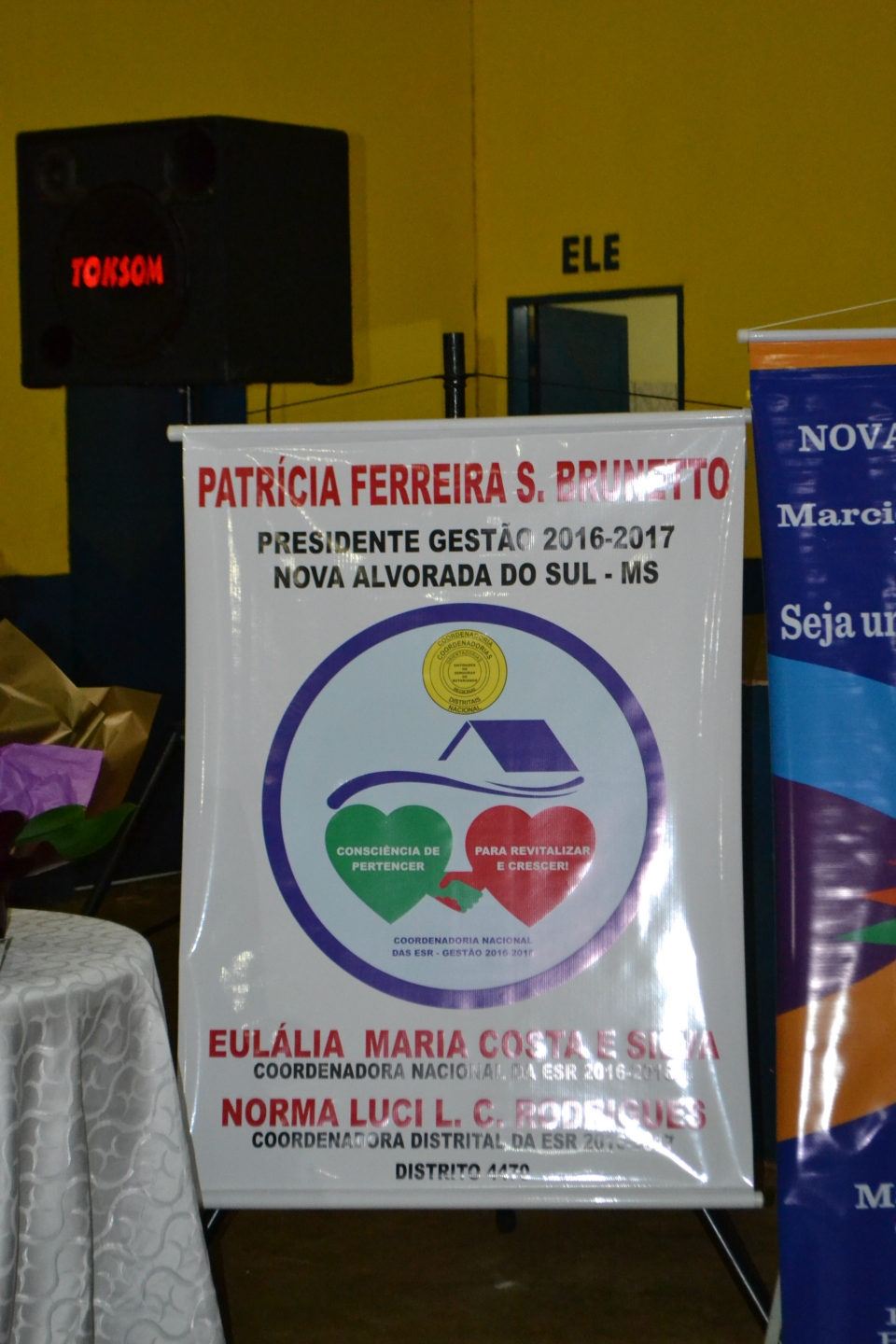 Claudir Luiz Bruneto assume a presidência do Rotary Club