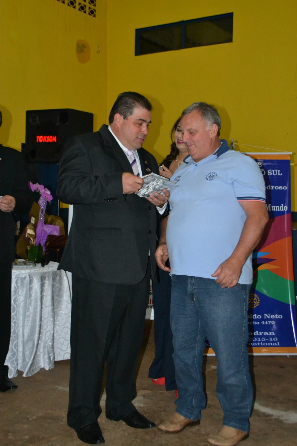 Claudir Luiz Bruneto assume a presidência do Rotary Club