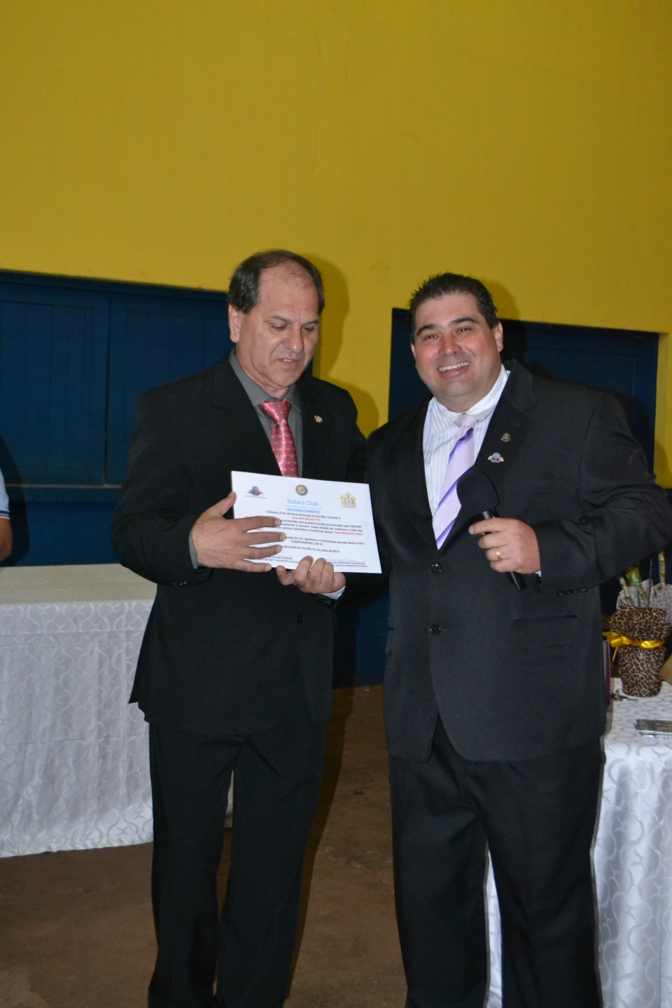 Claudir Luiz Bruneto assume a presidência do Rotary Club