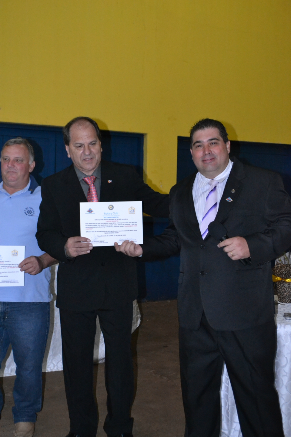 Claudir Luiz Bruneto assume a presidência do Rotary Club