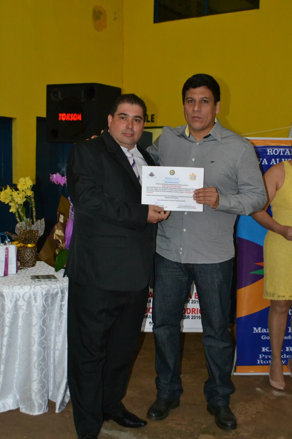 Claudir Luiz Bruneto assume a presidência do Rotary Club