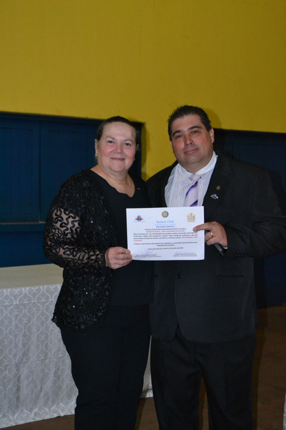 Claudir Luiz Bruneto assume a presidência do Rotary Club