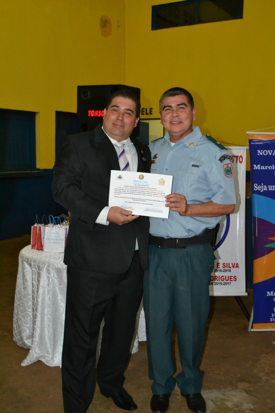Claudir Luiz Bruneto assume a presidência do Rotary Club