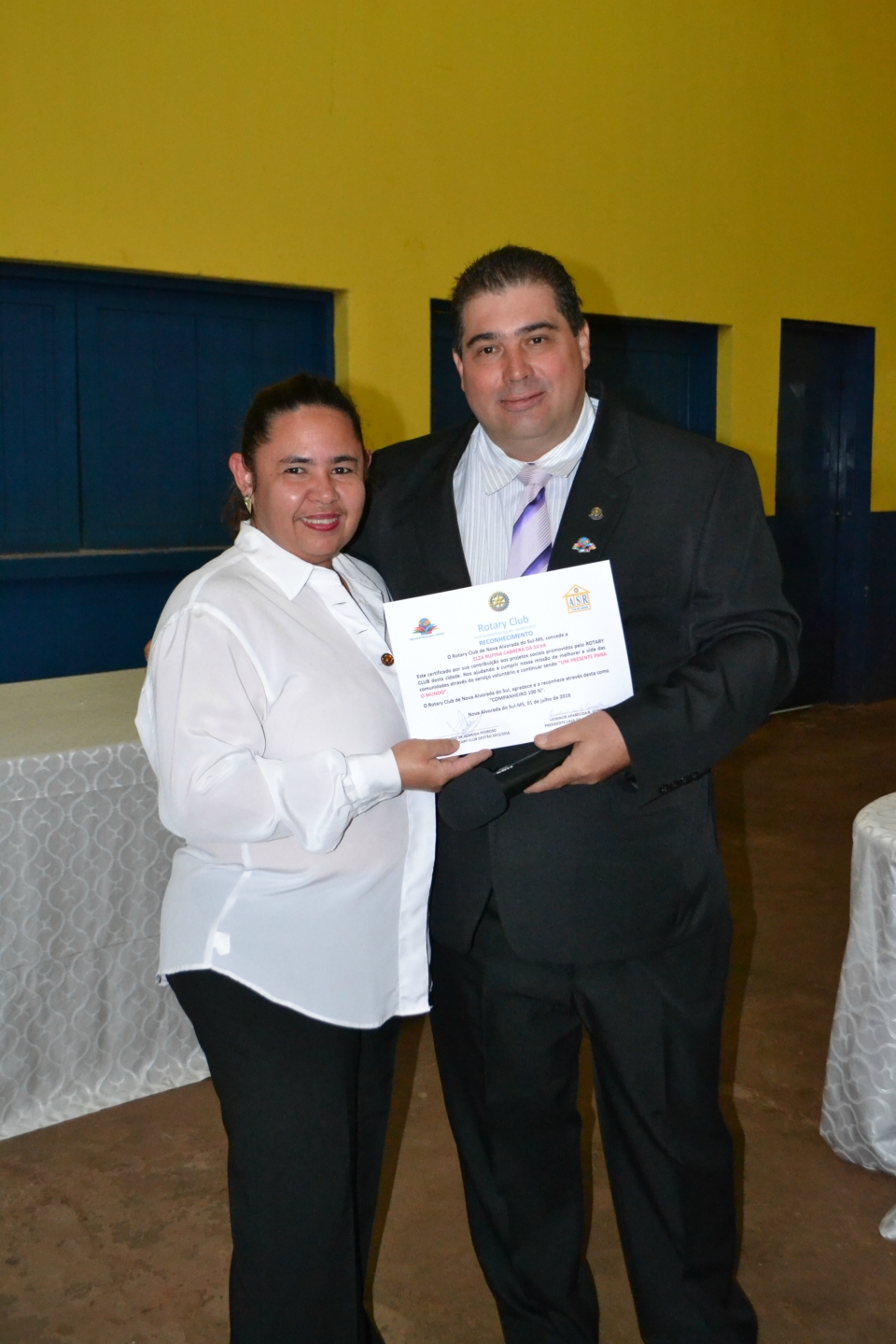 Claudir Luiz Bruneto assume a presidência do Rotary Club