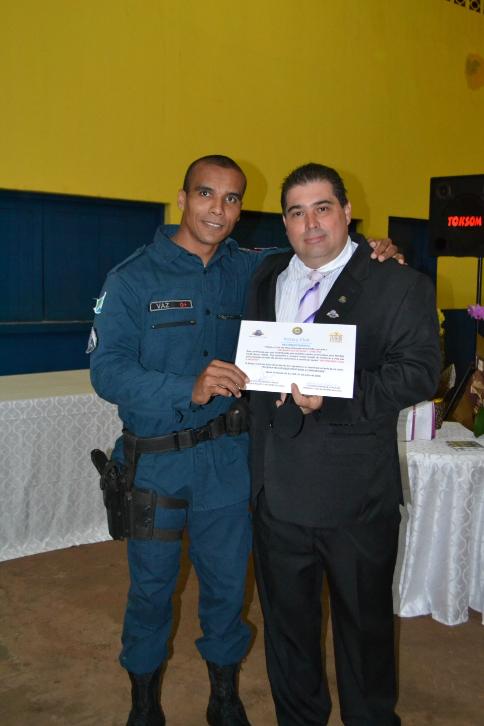 Claudir Luiz Bruneto assume a presidência do Rotary Club
