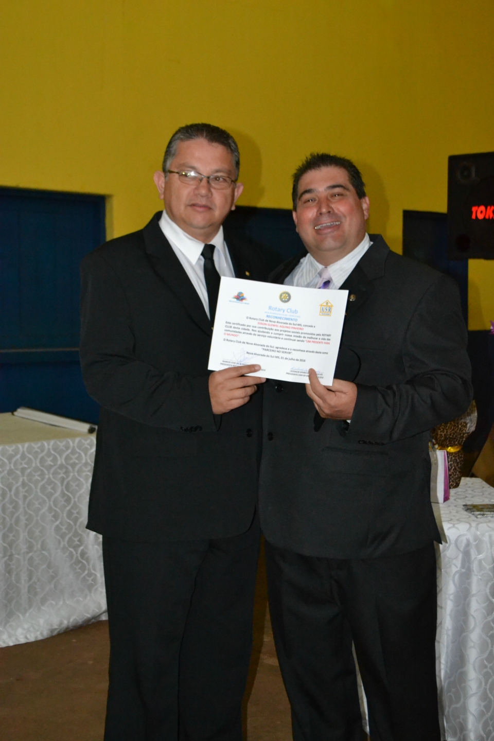 Claudir Luiz Bruneto assume a presidência do Rotary Club