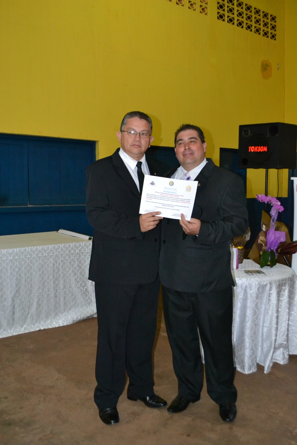 Claudir Luiz Bruneto assume a presidência do Rotary Club